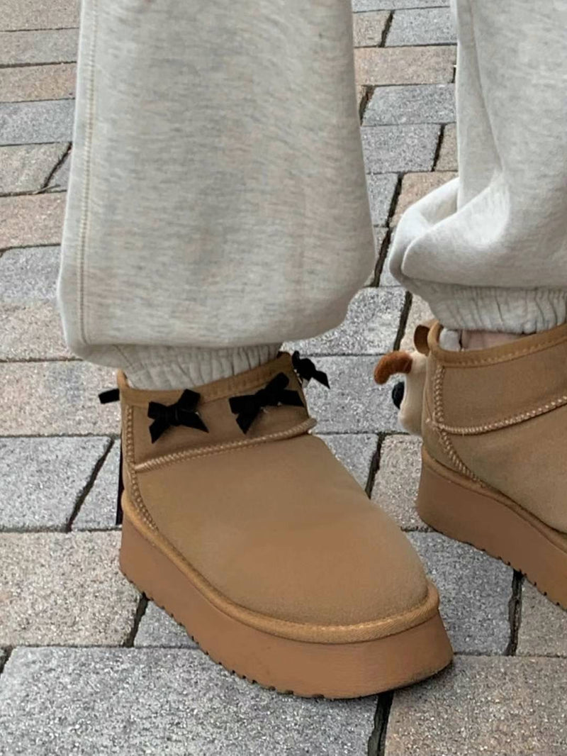 VELVET RIBBON PIN FOR BOOTS