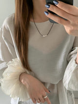 NOIR ARGENT NECKLACE