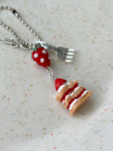 RED CAKE KEY CHAIN