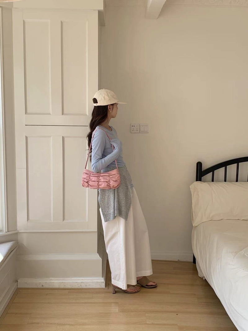 WRINKLE SHOULDER BAG