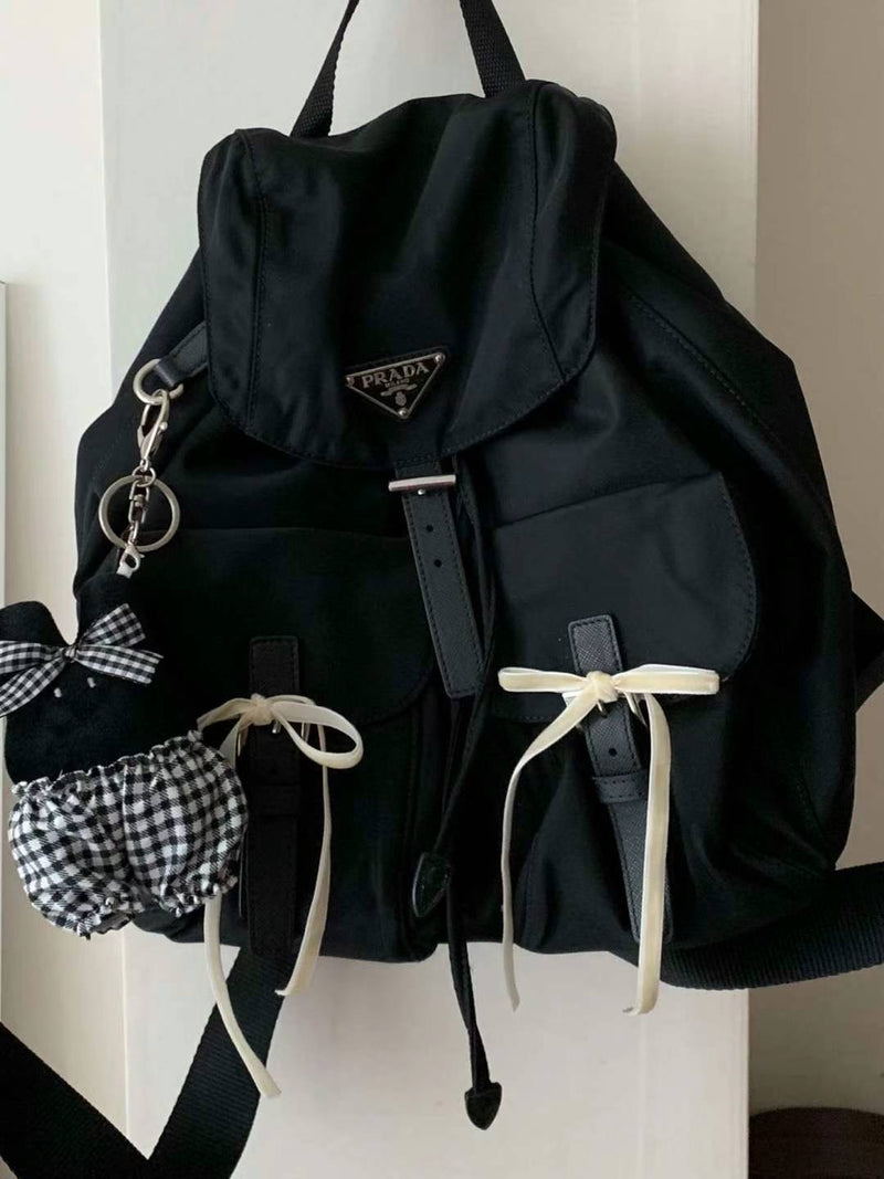 RIBBON PANTS RABBIT KEY RING