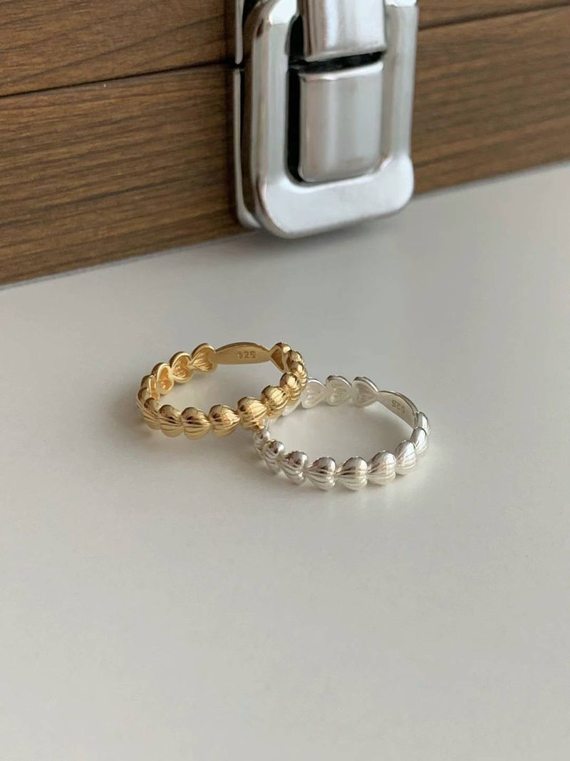 HEART SHELL RING
