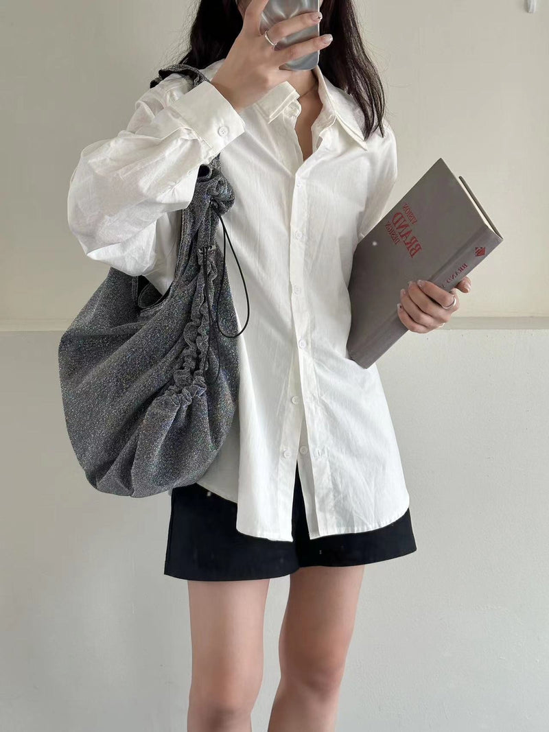 GLITTER STRING OVERSIZE BAG