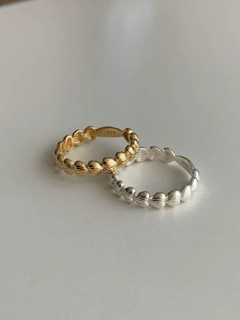 HEART SHELL RING