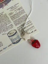 RED STRAWBERRY KEY CHAIN