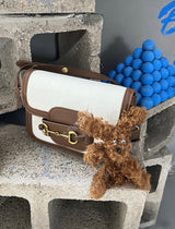 FURRY DOG KEY RING & BAG CHARM