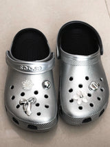 SILVER RIBBON JIBBITZ SET