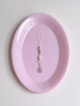 SILVER CLOVER KEY CHAIN