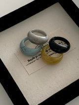 LUNA BOLD ACRYLIC RING