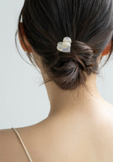 MINI HEART CELLULOSE HAIR PIN