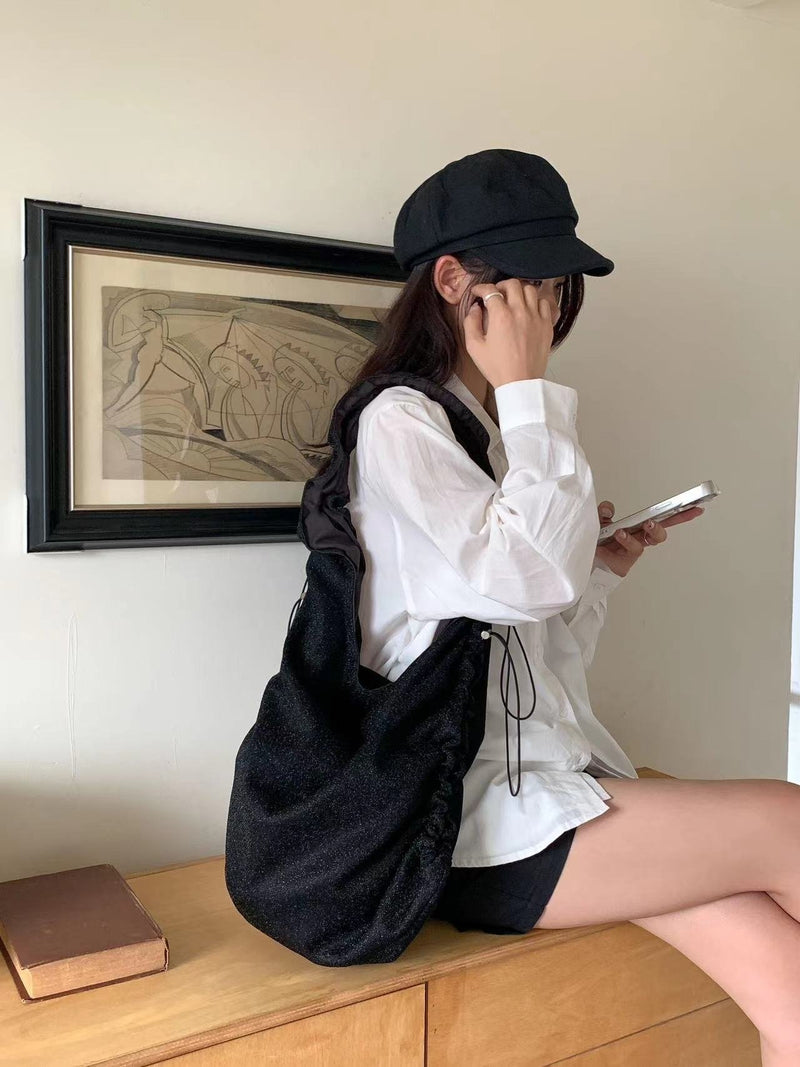 GLITTER STRING OVERSIZE BAG