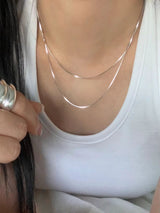 SLEEK SNAKE CHAIN NECKLACE