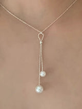 ETHEREAL PEARL LONG NECKLACE