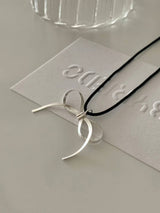 SHINE RIBBON NECKLACE