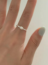 GRACE PEARL OPEN RING