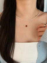 ROUGE ONYX NECKLACE