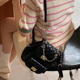 QUILTING CHAIN BACKPACK