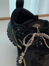 PEARL FLOWER SHOE CHARM