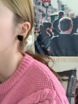 VELVET HEART EARRINGS