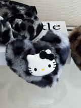 FUR CAT KEY RING