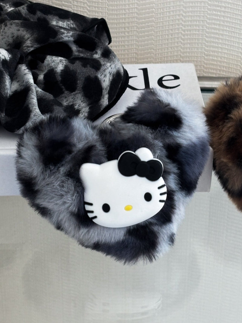 FUR CAT KEY RING