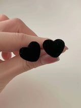 VELVET HEART EARRINGS