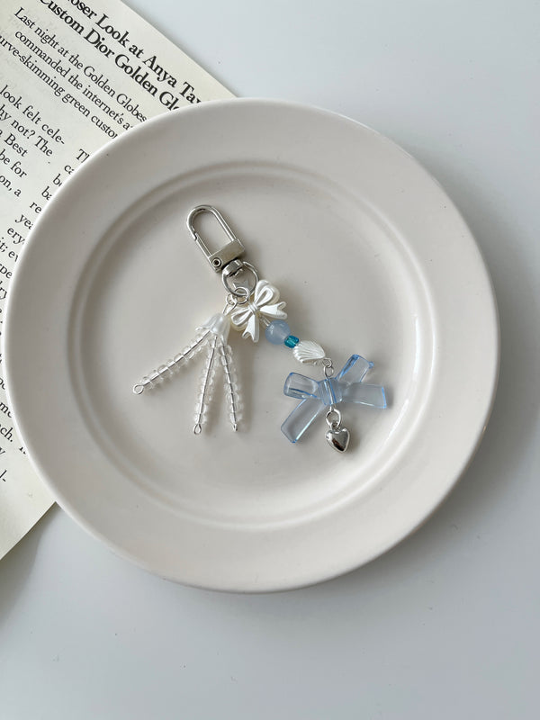BLUE RIBBON JELLY KEY CHAIN