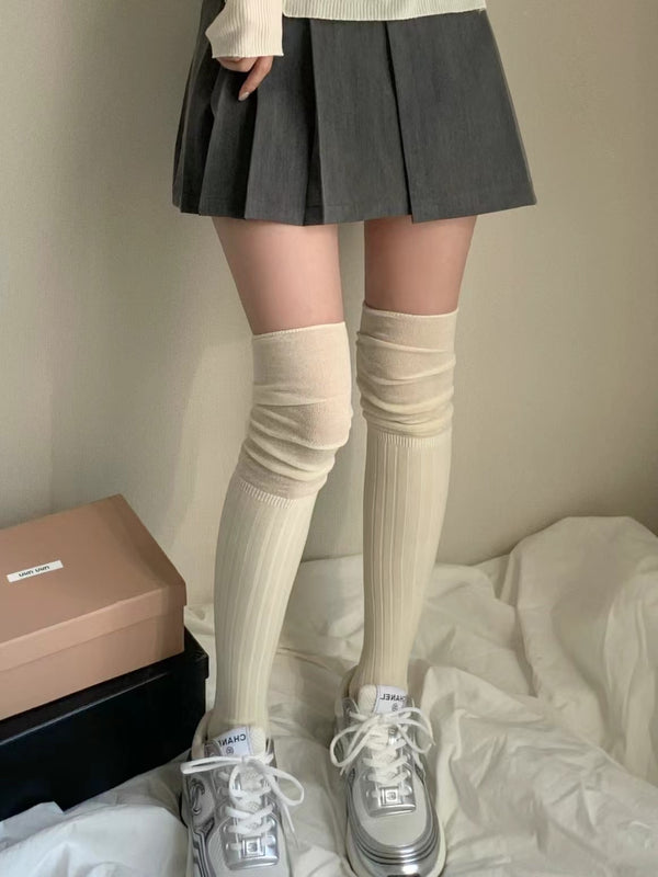 LAYERED KNEE SOCKS
