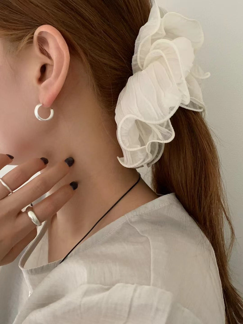 CHROME HUG EARRINGS