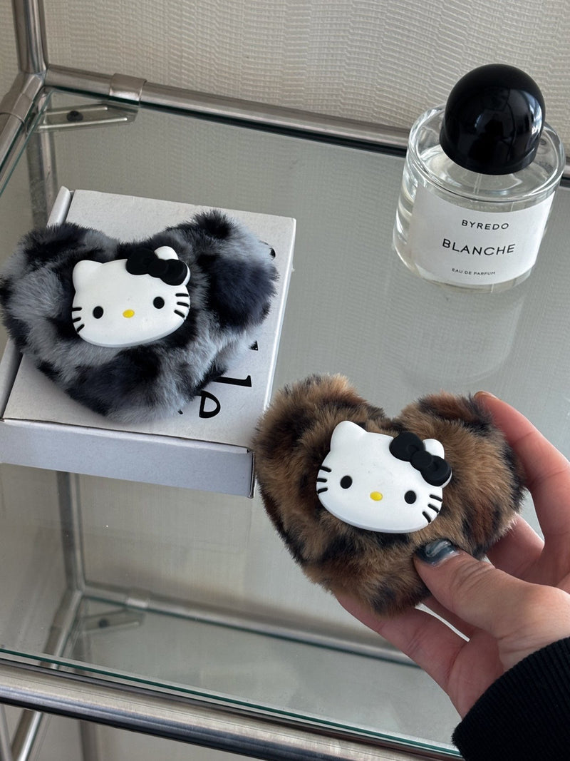 FUR CAT KEY RING