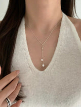 ETHEREAL PEARL LONG NECKLACE