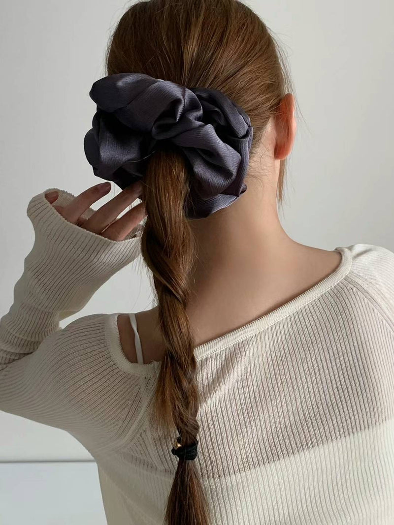 SATIN WRINKLE HAIR SCRUNCH
