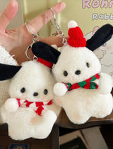 CHRISTMAS POCHA KEY RING & BAG CHARM