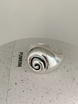 SPIRAL BOLD OPEN RING