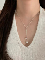 ETHEREAL PEARL LONG NECKLACE