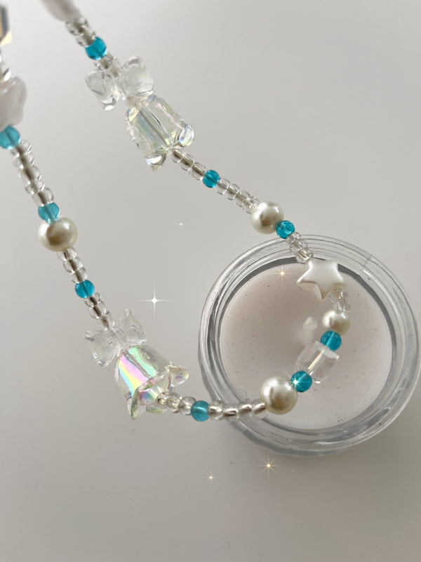 CLEAR FLOWER STRAP