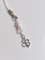 SILVER CLOVER KEY CHAIN