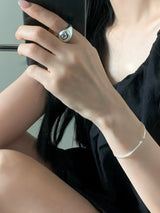 SPIRAL BOLD OPEN RING