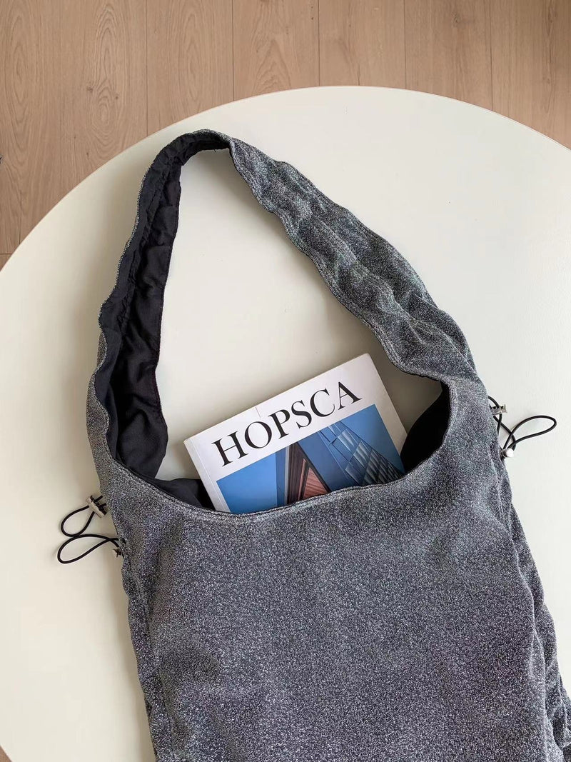 GLITTER STRING OVERSIZE BAG