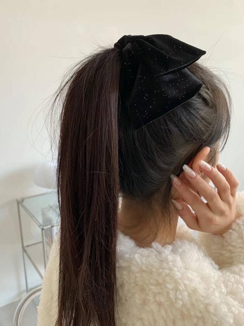 VELVET PEARL RIBBON PIN