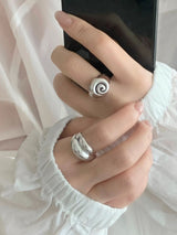 SPIRAL BOLD OPEN RING