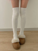 COTTON OVER KNEE SOCKS