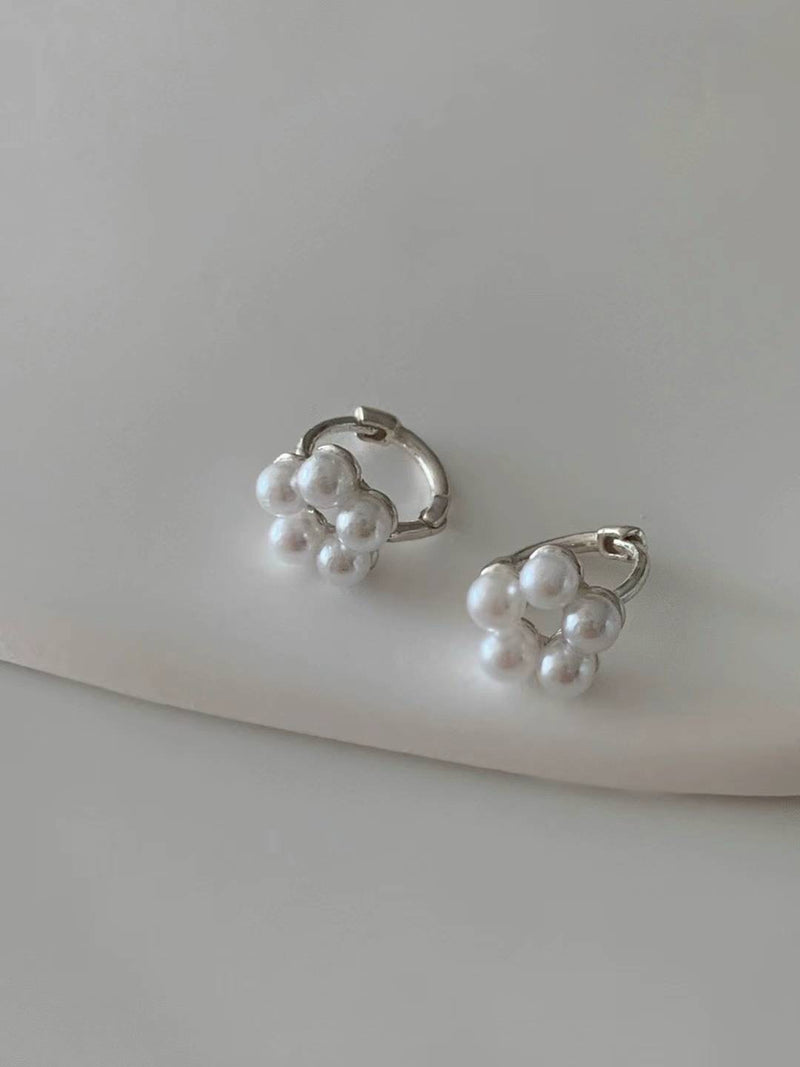 ONE TOUCH PEARL EARRINGS