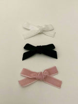 VELVET RIBBON PIN FOR BOOTS