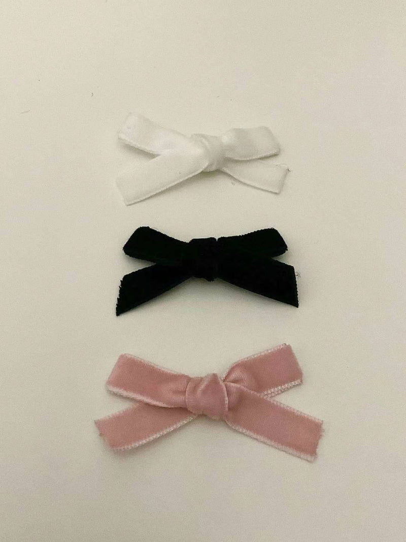 VELVET RIBBON PIN FOR BOOTS