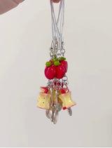 APPLE N SPOON KEY CHAIN