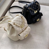 QUILTING CHAIN BACKPACK