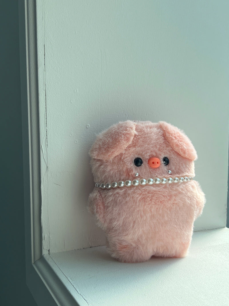 PEARL PIGGY KEY RING