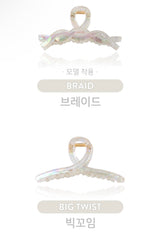 CLEAR AURORA HAIR CLIP