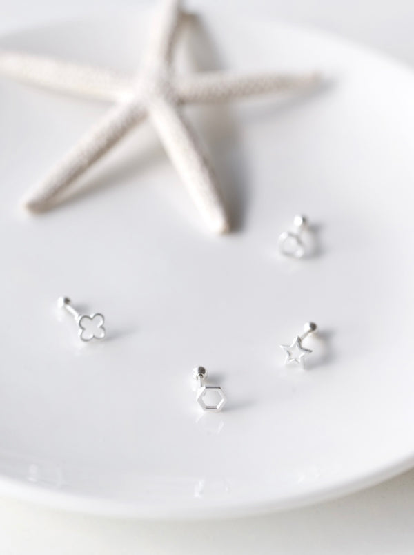 LINE FIGURE BARBELL PIERCING
